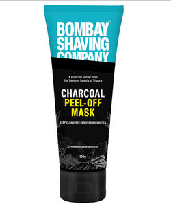 Bombay Shaving Company Activated Charcoal Peel Off Mask, 100 gm | Fights pollution