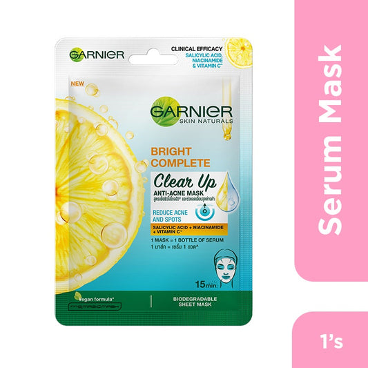 Garnier Skin Naturals Bright Complete Clean Up Anti-Acne Mask 1S