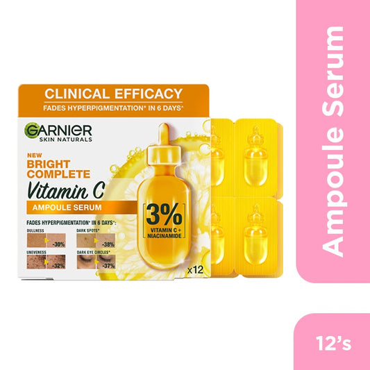 Garnier Skin Naturals Bright Complete Vitamin C Ampoule Serum Multipack 1.5Ml X 12