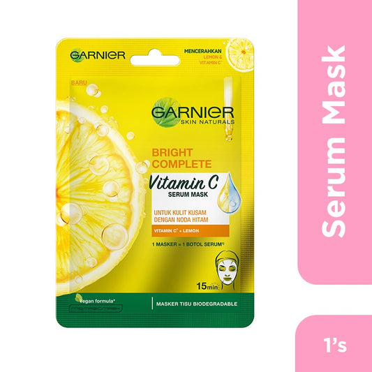 Garnier Skin Naturals Bright Complete Vitamin C Serum Mask 1S