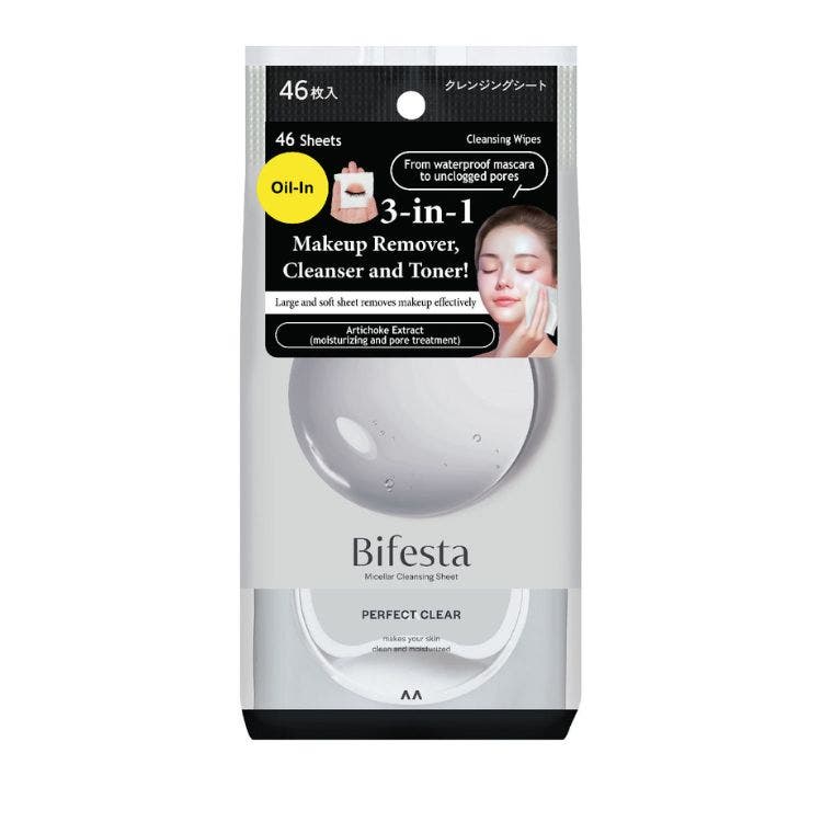 Bifesta Micellar Cleansing Sheet Perfect Clear 46S