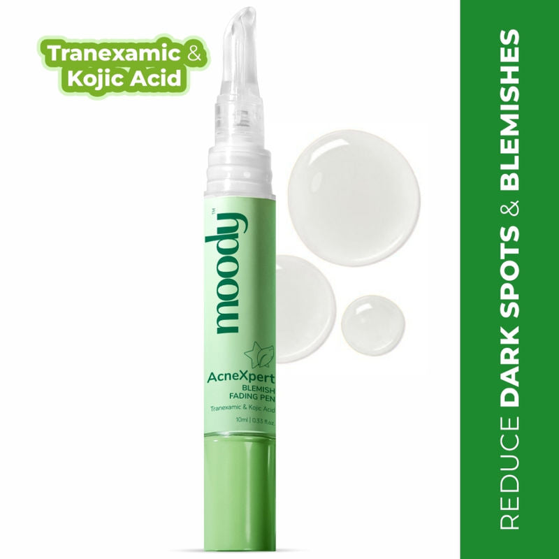 Moody Acnexpert Blemish Fading Pen With Tranexamic & Kojic Acid - For Acne Marks & Scars