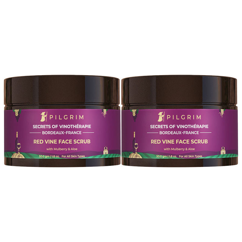 Pilgrim Red Vine Face Scrub - Pack of 2