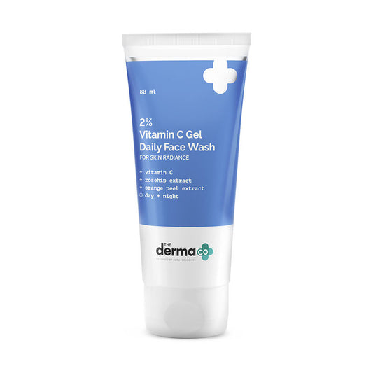 The Derma Co 2% Vitamin C Gel Daily Face Wash With Rosehip & Orange Peel Extract