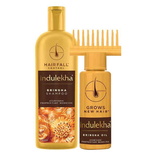 Indulekha Bringha Hair Essential Combo
