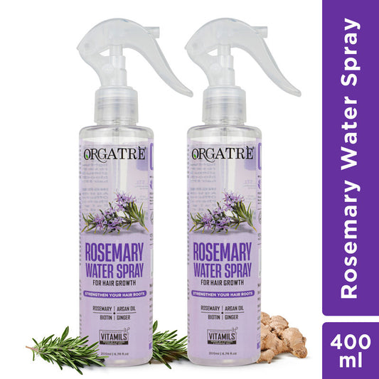 Orgatre 100% Rosemary Water Spray - Pack 2