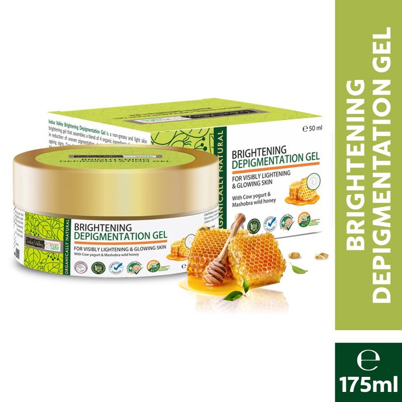 Indus Valley Cow's Milk Yogurt & Honey Skin Lightening & Brightening Depigmentation Gel (50ML)