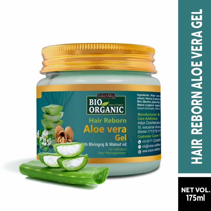 Indus Valley Bio Organic Hair Color Reborn Aloe Vera Gel