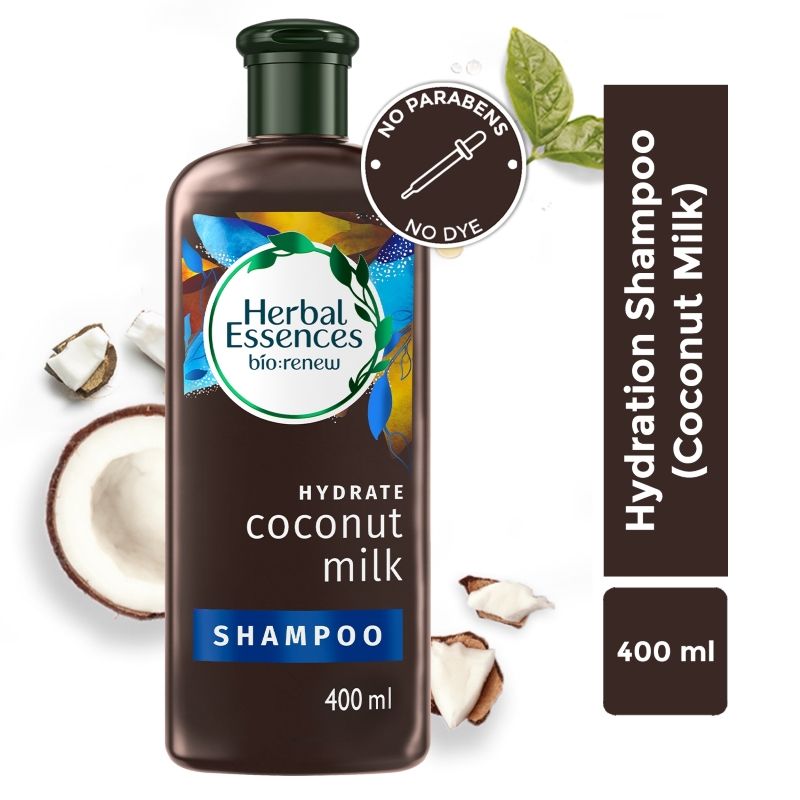 Herbal Essences Coconut Milk Shampoo For Hydration & Softness - No Parabens- No Colourants