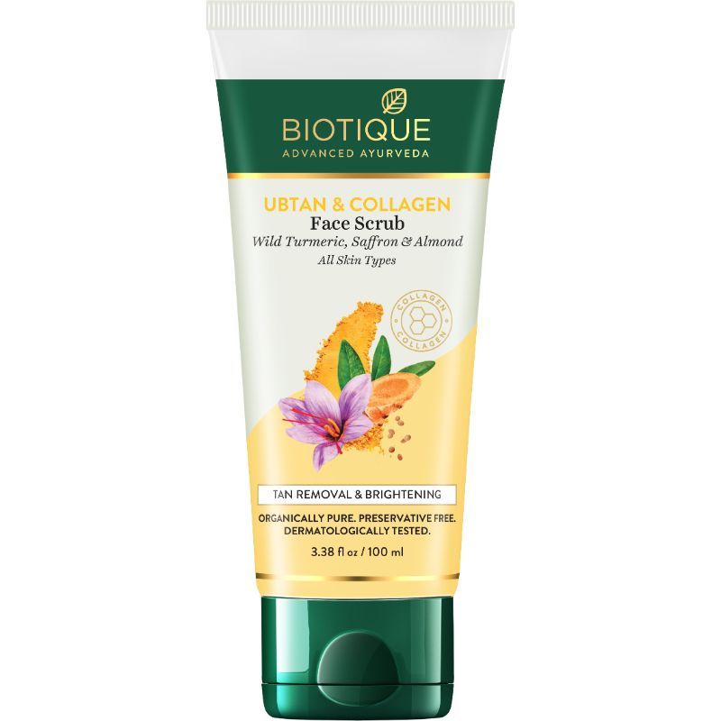 Biotique Ubtan & Collagen Tan Removal Face Scrub