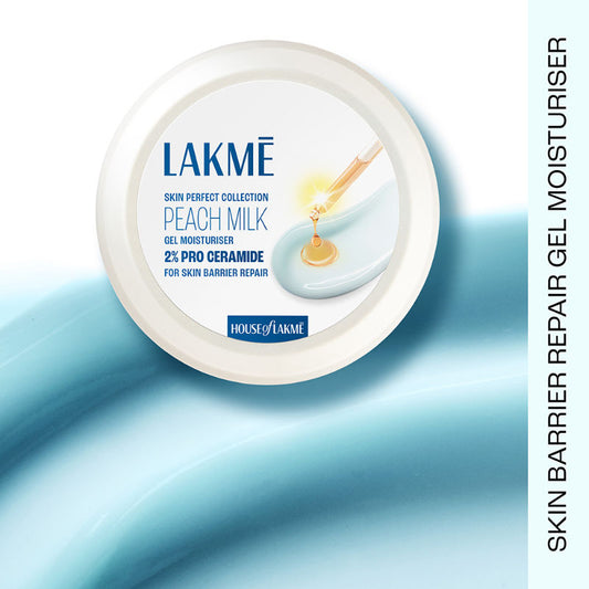 Lakme Peach Milk Vit E Gel Moisturizer, Lightweight Gel to Hydrate Skin | With Vitamin E