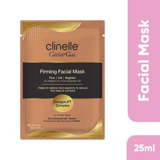 Clinelle Caviar Gold Firming Facial Mask 1S