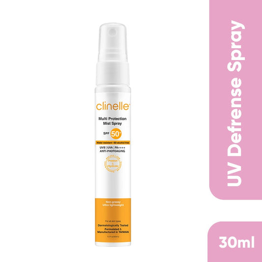 Clinelle Uv Defense Ultra Protection Mist Spray Spf50 Pa++++ 30Ml