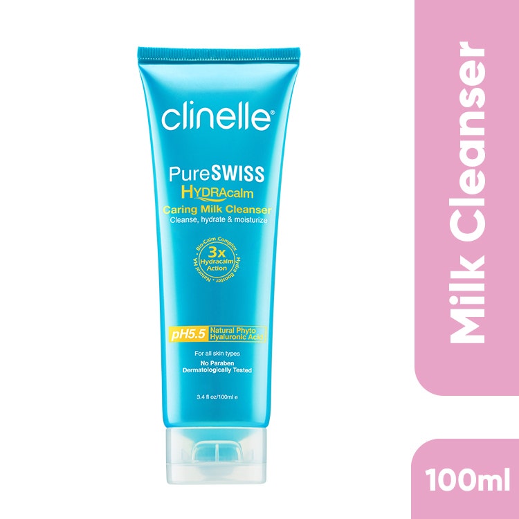 Clinelle Pureswiss Hydracalm Caring Milk Cleanser 100Ml