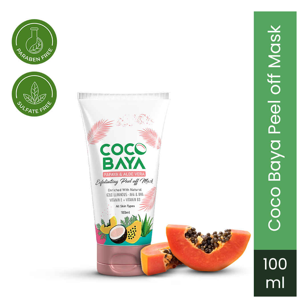 Coco Baya Papaya & Aloe Vera Exfoliating Peel off Mask - 100ml