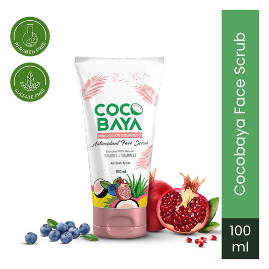 Coco Baya Pomogranate & Blueberry Antioxidant Face Scrub- 100ml