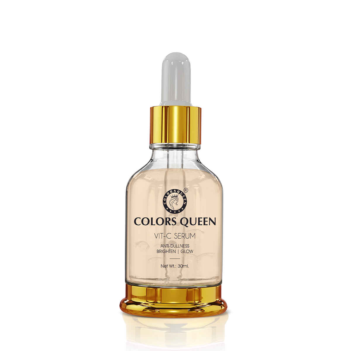 Colors Queen Vitamin C Serum for Anti-Dullness, Brighten & Glow Skin, 30 ml