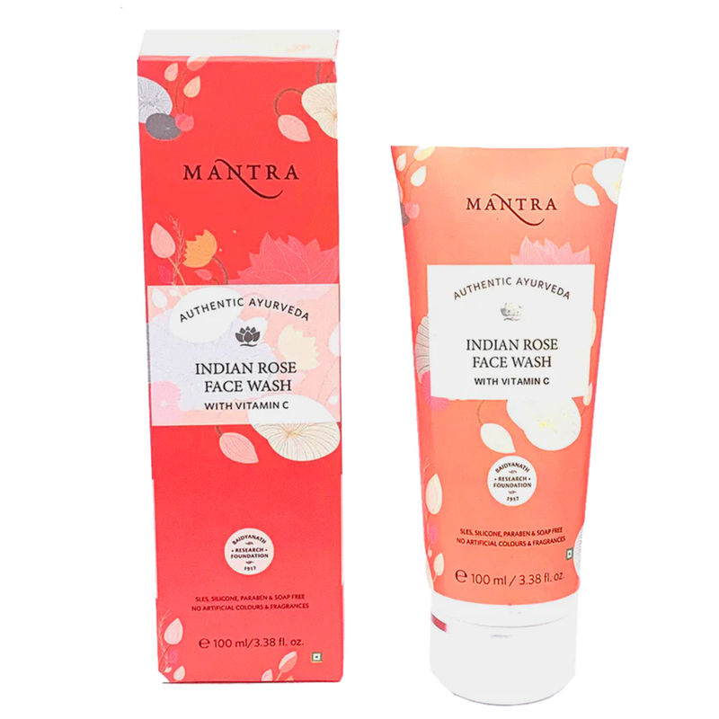 Mantra Herbal Indian Rose Face Wash with Vitamin C