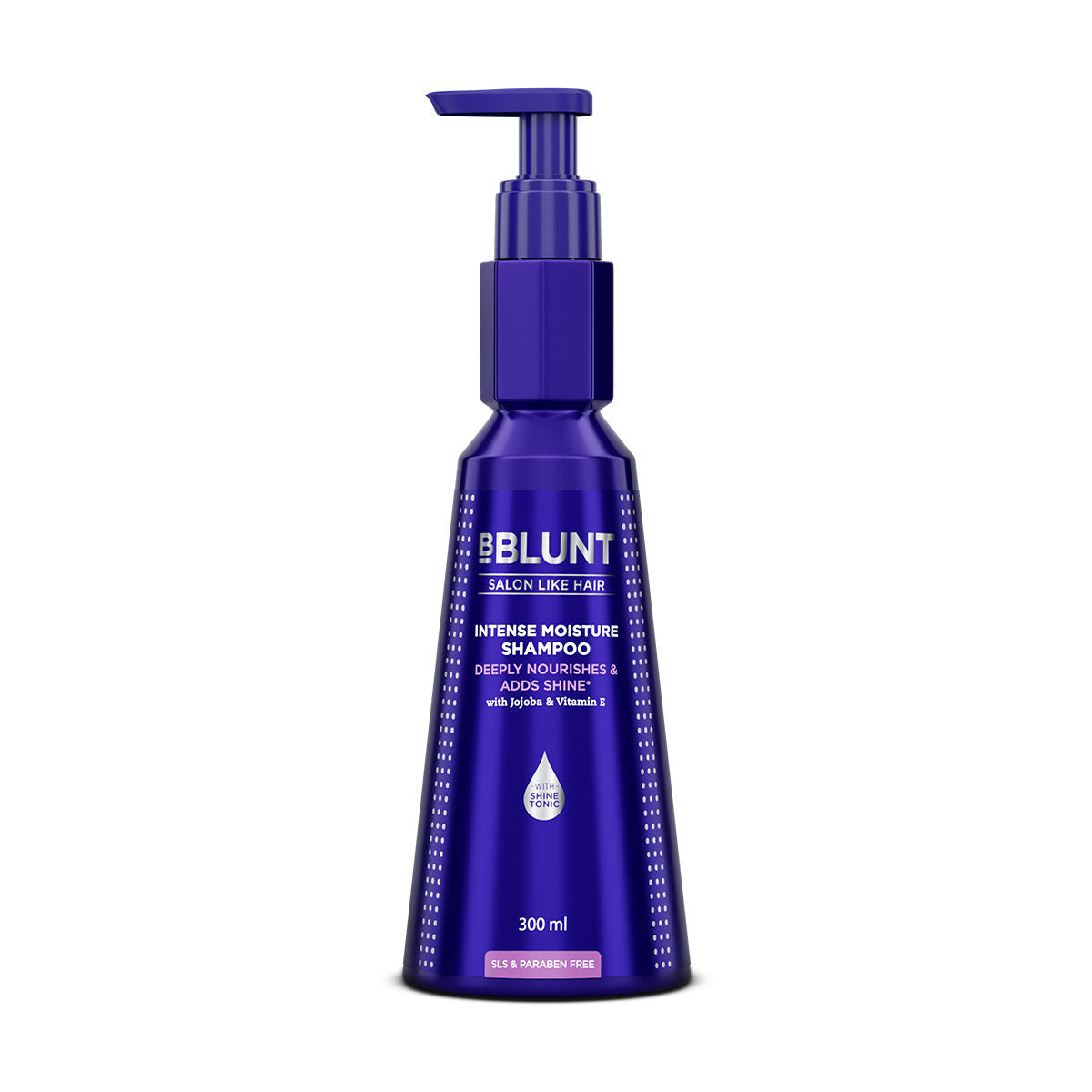 BBlunt Intense Moisture Shampoo With Jojoba & Vitamin E for Frizz Free Hair