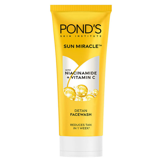 Ponds Sun Miracle Detan Facewash With Vitamin C & Niacinamide