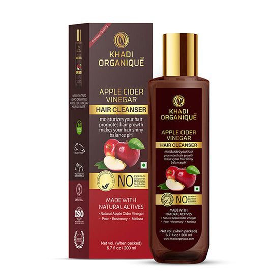Khadi Organique Apple Cider Vinegar Hair Cleanser