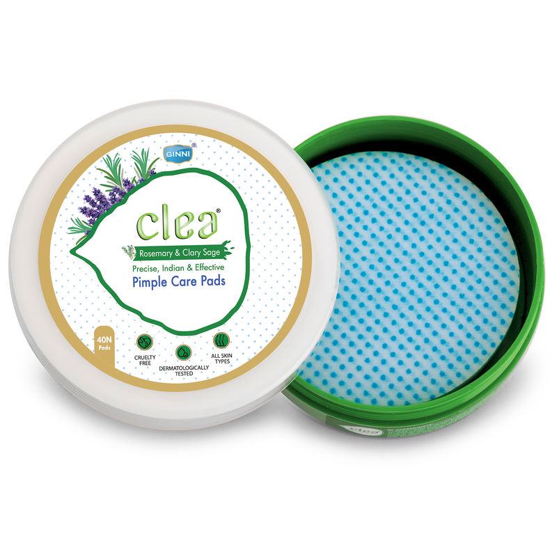 Ginni Clea Rosemary And Clary Sage Pimple Care Pads