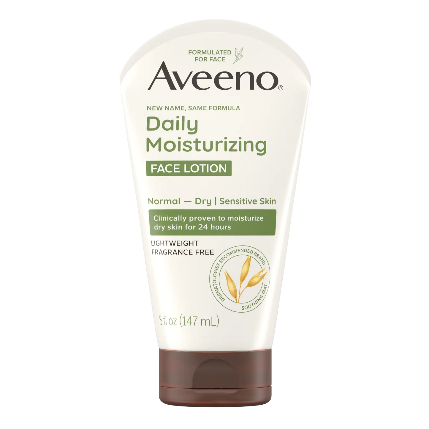 Daily Moisturizing Face Lotion for Dry Skin, Oat