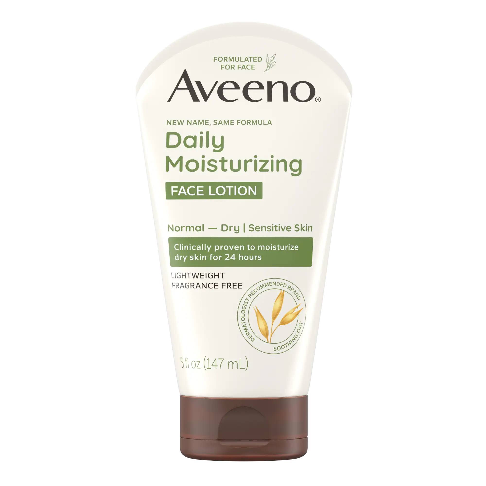 Daily Moisturizing Face Lotion for Dry Skin, Oat