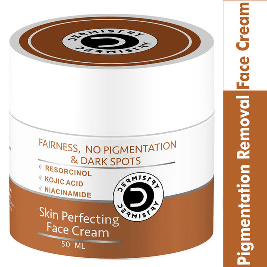 DERMISTRY Kojic Acid Pigmentation Spots Tan Removal Skin Whitening Lightening Glowing Fairness Cream