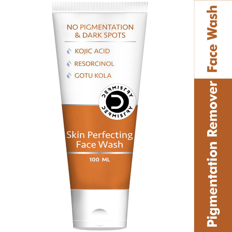 DERMISTRY Kojic Acid Pigmentation Dark Spots Tan Removal Fairness Face Wash Skin Lightening Bright