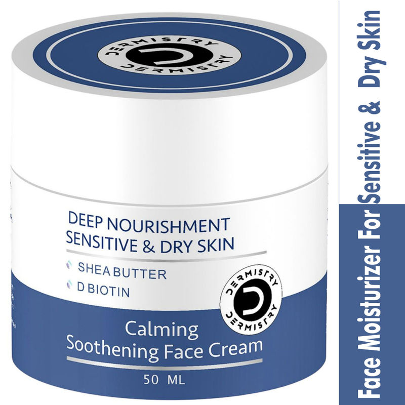 DERMISTRY Sensitive Dry & Very Dry Skin Deep Hydration Moisturizer Day Night Face Cream