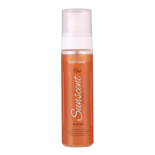 SUROSKIE Sunscent Oud Body Mist Sunscreen Body Spray SPF 50 PA+++