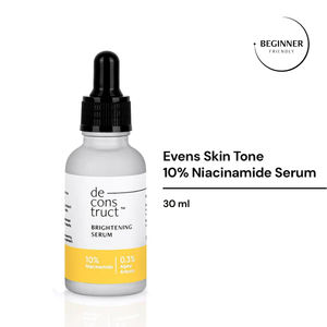 Deconstruct Brightening Serum with 10% Niacinamide & Alpha Arbutin, Brightens Skin & Reduces Tan (30 ml)