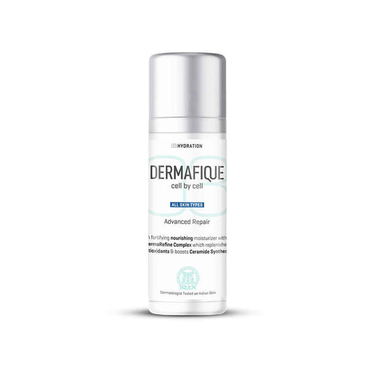 Dermafique Advanced Repair Night Cream with Niacinamide a€“ 30 gm, Moisturizer for Face, 5x Ceramide Synthesis, Boosts Collagen Production
