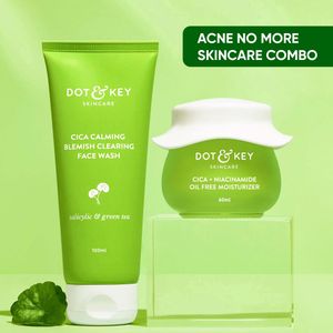Dot & Key CICA Acne Control Skin Care Combo - Moisturizer & Face Wash 160 gms