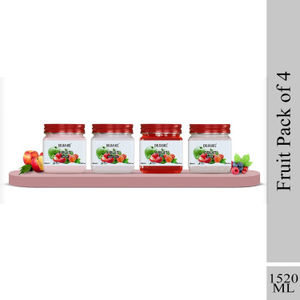 Dr.Rashel Fruit Pack Of 4 (Scrub, Gel, Cream, And Face Pack) - (1520ml)