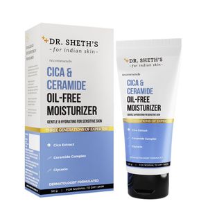 Dr. Sheth's Cica & Ceramide Oil-Free Moisturizer - 50 gm