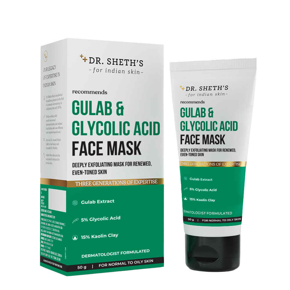 Dr. Sheth's Gulab & Glycolic Acid Face Mask 50 gm
