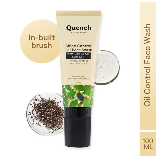 Quench Salicylic Acid & Chia Seeds Face Wash For Oily Skin