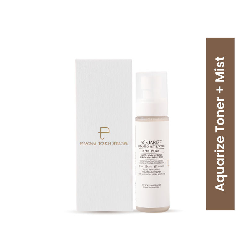 Personal Touch Aquarize Toner + Mist With Hyaluronic Acid For Normal, Oily, Dry & Sensitive Skin