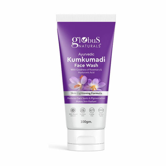Globus Naturals Ayurvedic Kumkumadi Skin Lightening Face Wash