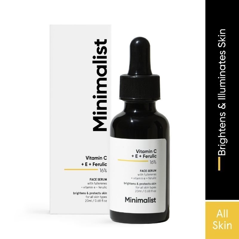 Minimalist 16% Vitamin C Face Serum With Vitamin E & Ferulic Acid For Advanced Users