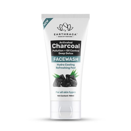 Earthraga Activated Charcoal Pollution and Oil Control Deep Detox Face Wash