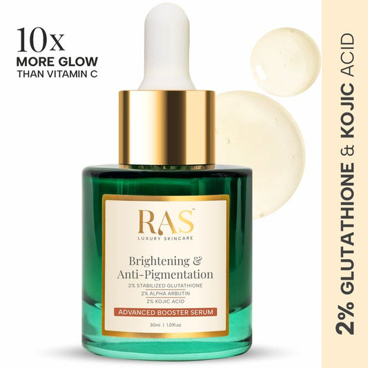 RAS Luxury Oils Brightening & Anti Pigmentation Advanced Booster Serum for Even Skin Tone