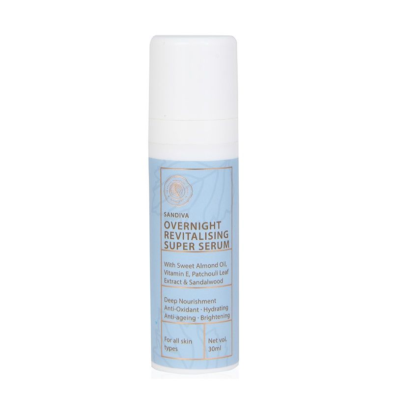 Sandiva Overnight Revitalising Super Serum with Vitamin E & Patchouli - Anti-ageing & Brightening