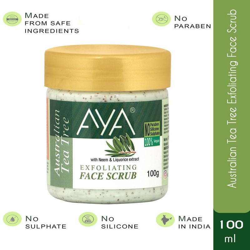 AYA Tea Tree Exfoliating Face Scrub