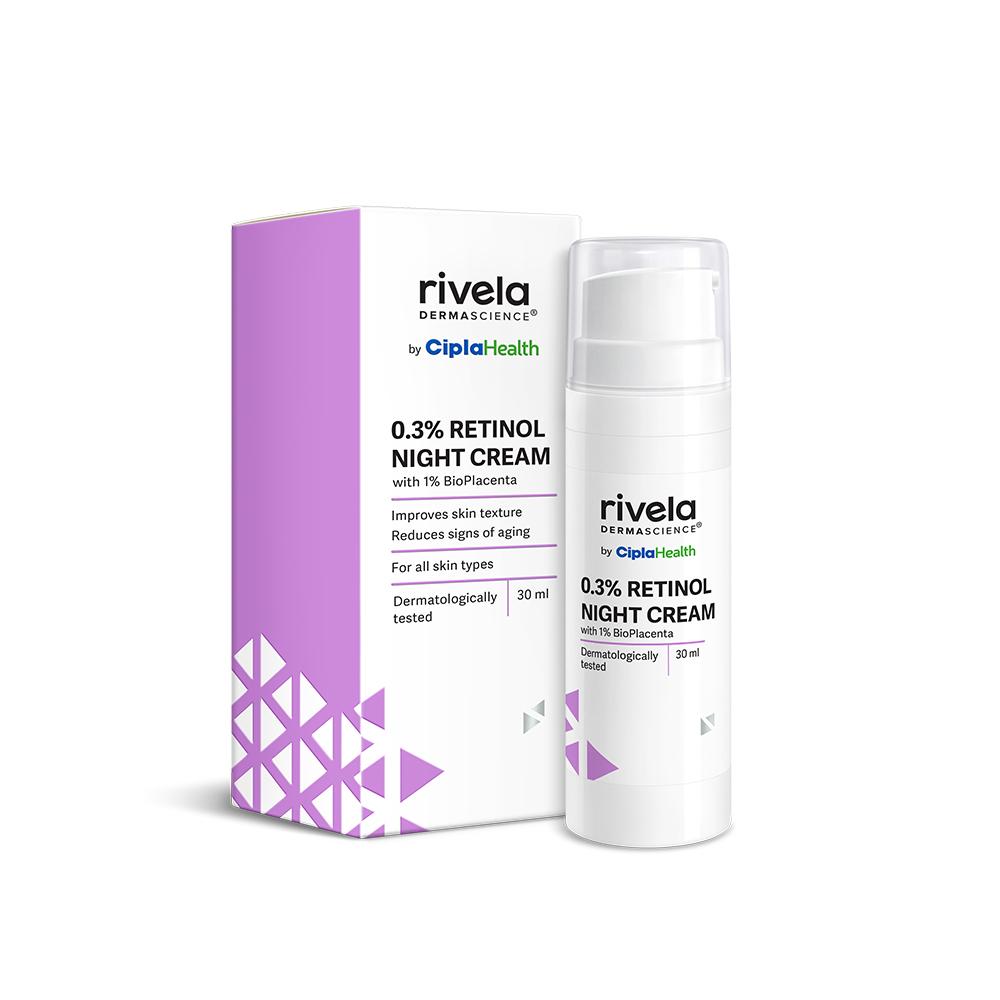 Rivela 0.3% Retinol Night Cream
