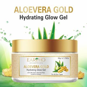 Eartho Essentials Aloevera Gold Hydrating Glow Gel 50 gm