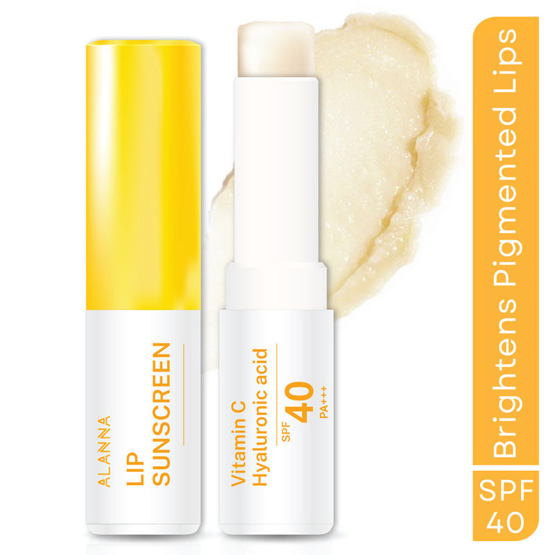ALANNA Brightening Lip Balm SPF 40, For Dark & Pigmented Lips, Vanilla Flavor, For Men & Women