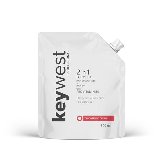 Keywest Professional 2-in-1 Formula Hair Straightening + Hair Spa Cream
